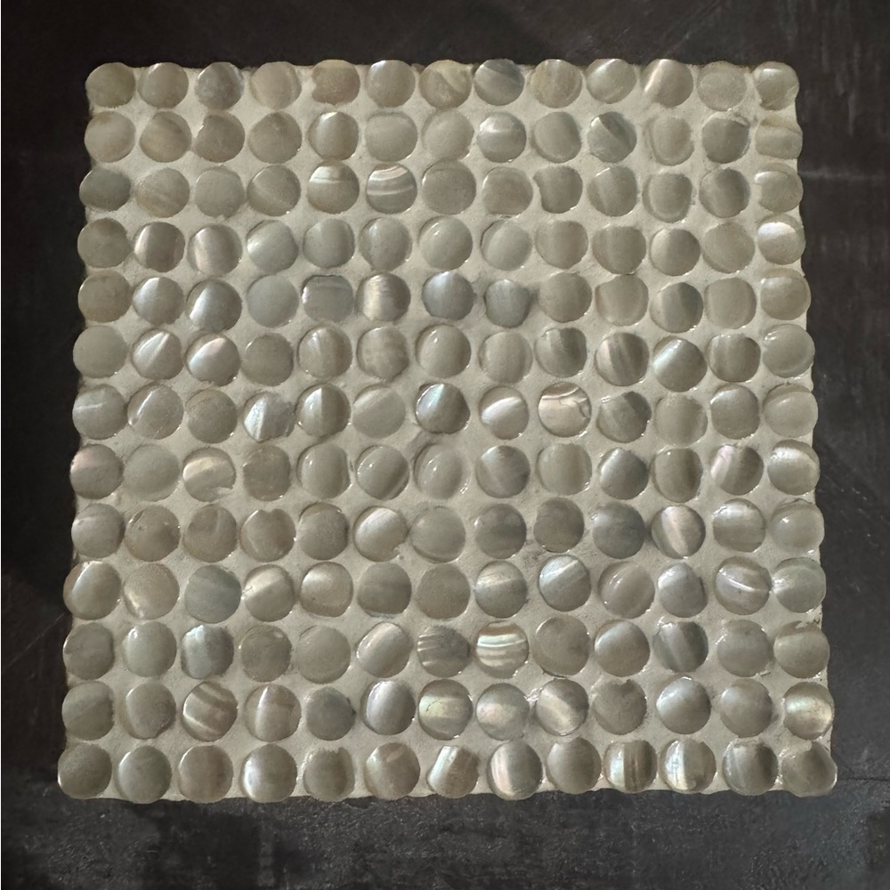 Deco Mother Of Pearl Geometric Decoartive Storage Boxes. Small & Large